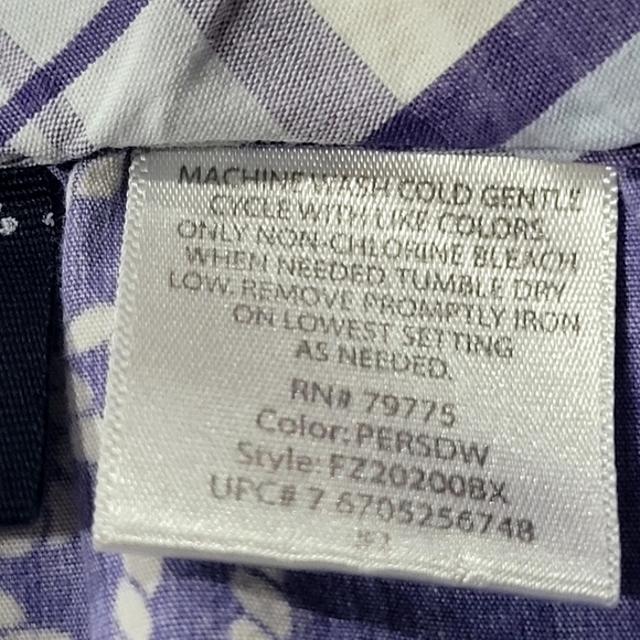 2X Purple Rope Print Pajama Shorts 100% Organic Cotton Loungewear Comfy - Picture 4 of 5